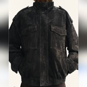 ZARA SUEDE LEATHER JACKET